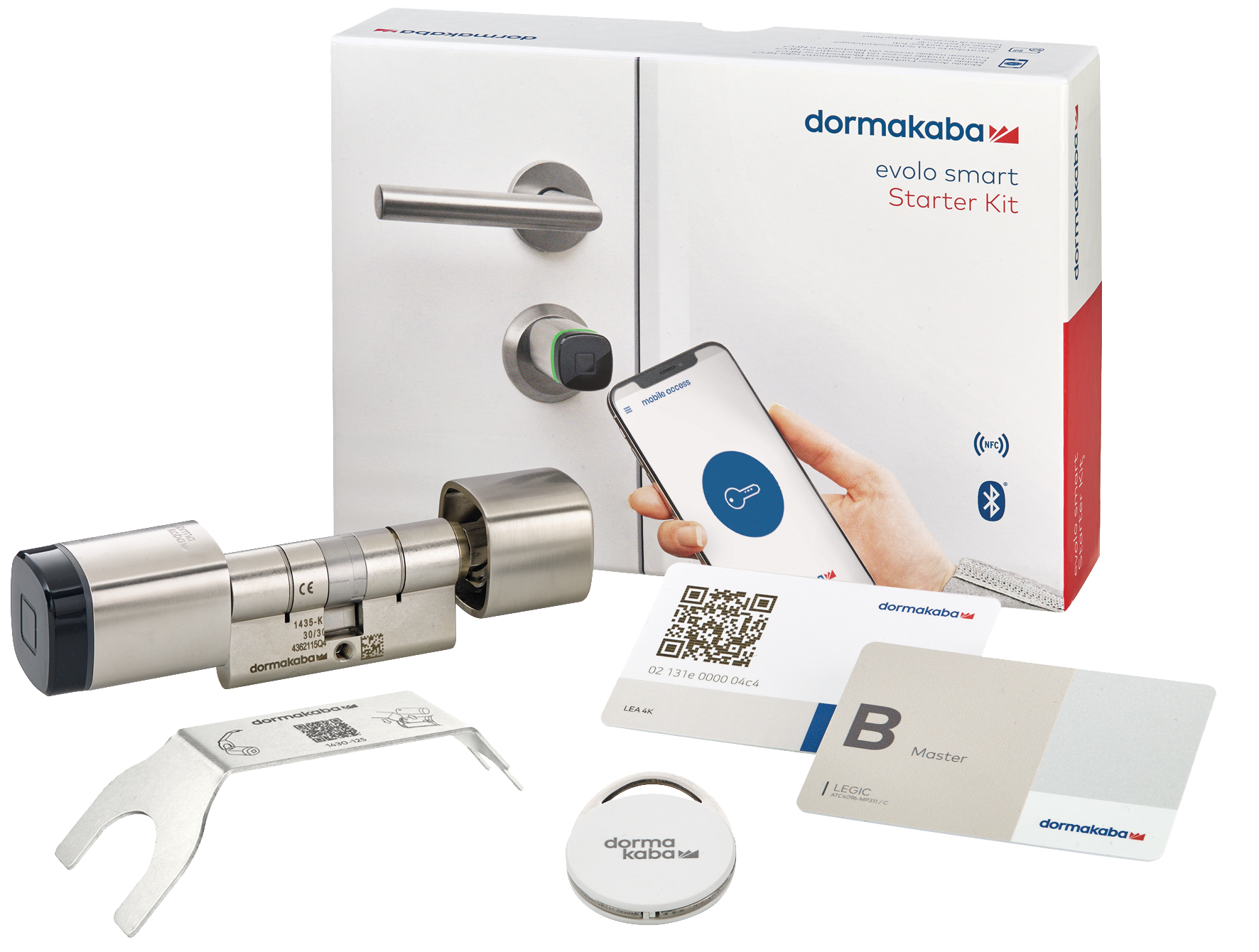 dormakaba evolo smart Starter Kit mit Digitalzylinder